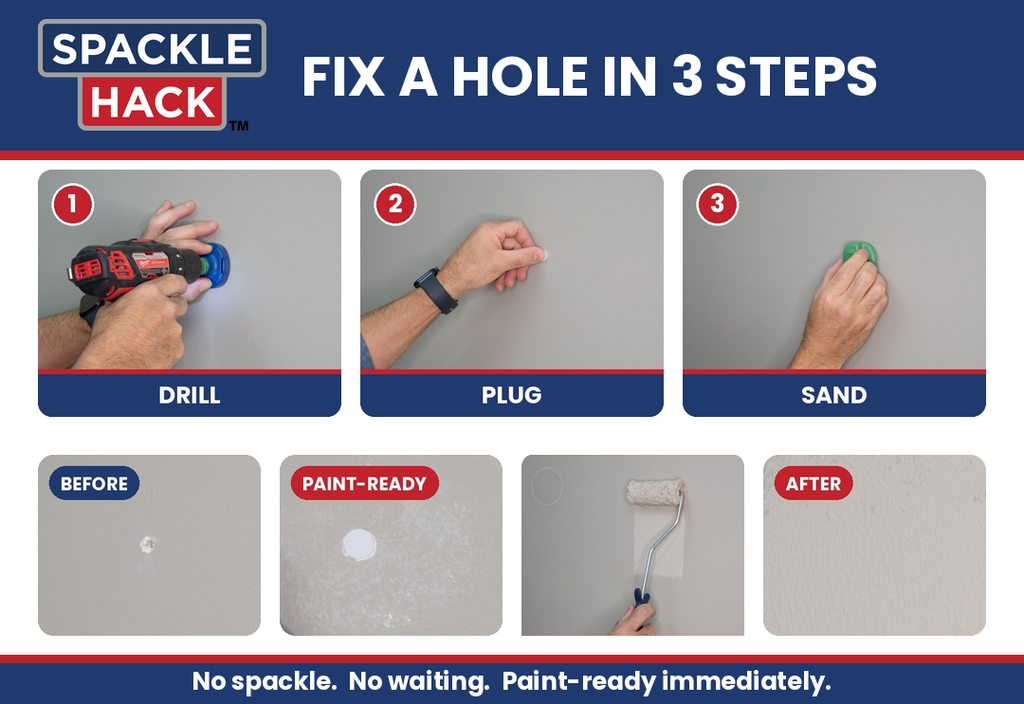 Spackle Hack™ Drywall Repair Kit