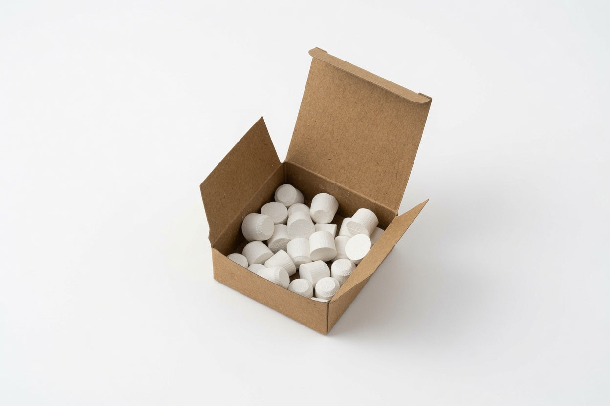 Spackle Hack™ gypsum drywall plugs — shelf stable, paint-ready immediately after installation